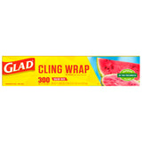 ClingWrap Plastic Food Wrap, 300 Square Feet