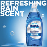 Platinum Liquid Dish Soap, Refreshing Rain Scent, 34 Fl Oz