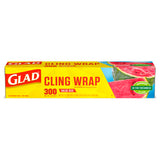 ClingWrap Plastic Food Wrap, 300 Square Feet